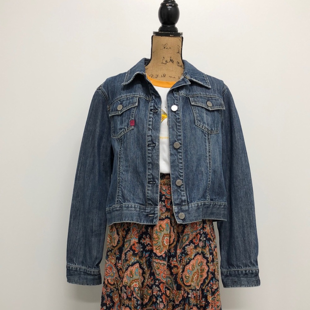 Liz Claiborne Denim Jean Jacket Size XL